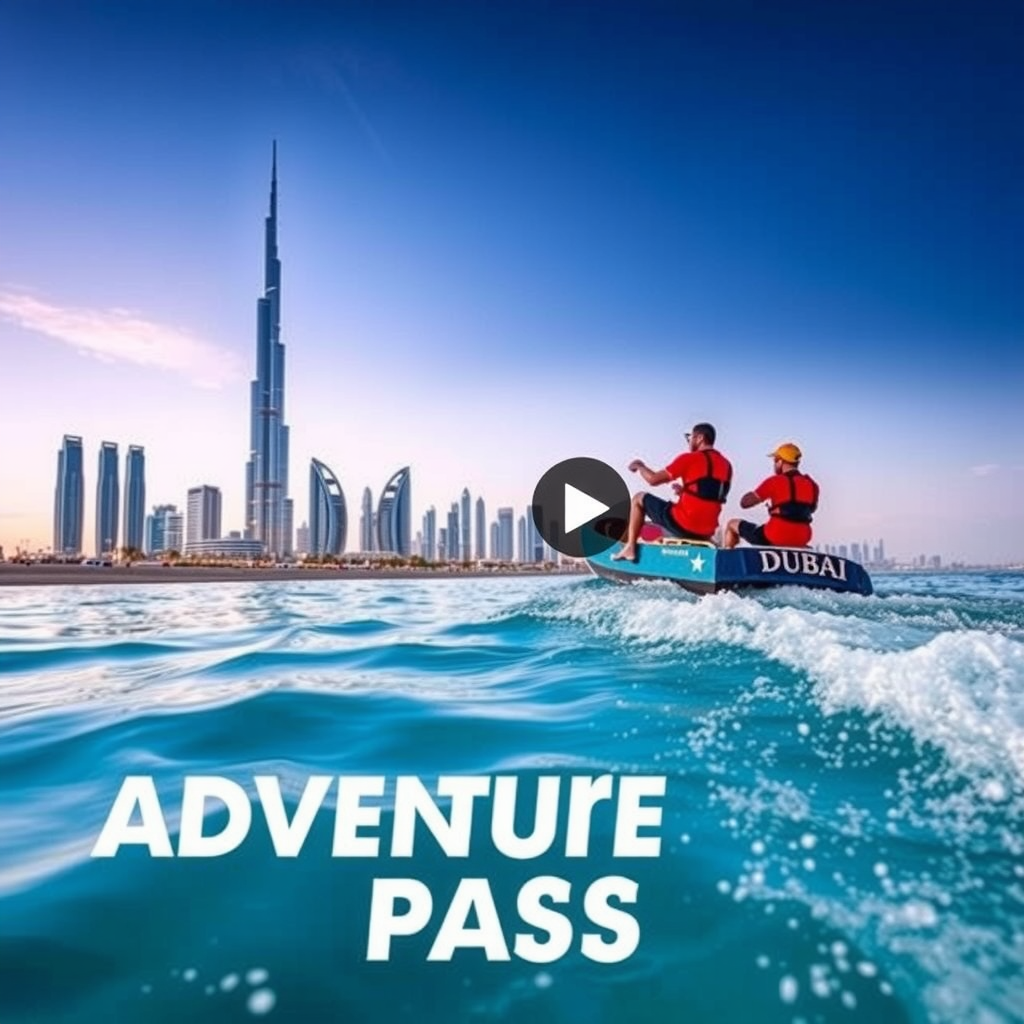 Dubai Adventure Pass - Your gateway to Dubai's most thrilling attractions, desert tours, and sky-high adventures with exclusive 50% discount on first booking